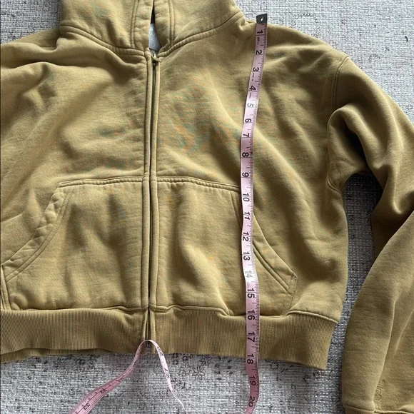 Aritzia Mustard Yellow Hoodie - Picture 6 of 9